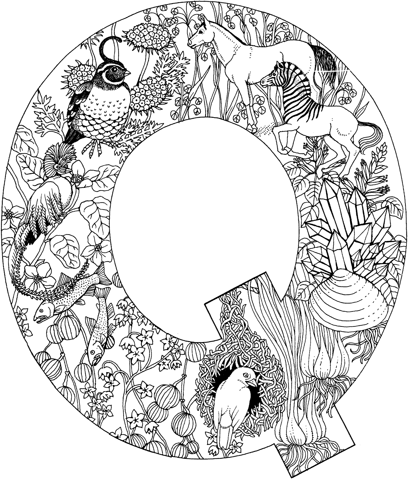 Desenho de Animais Da Selva para colorir e imprimir: número 33