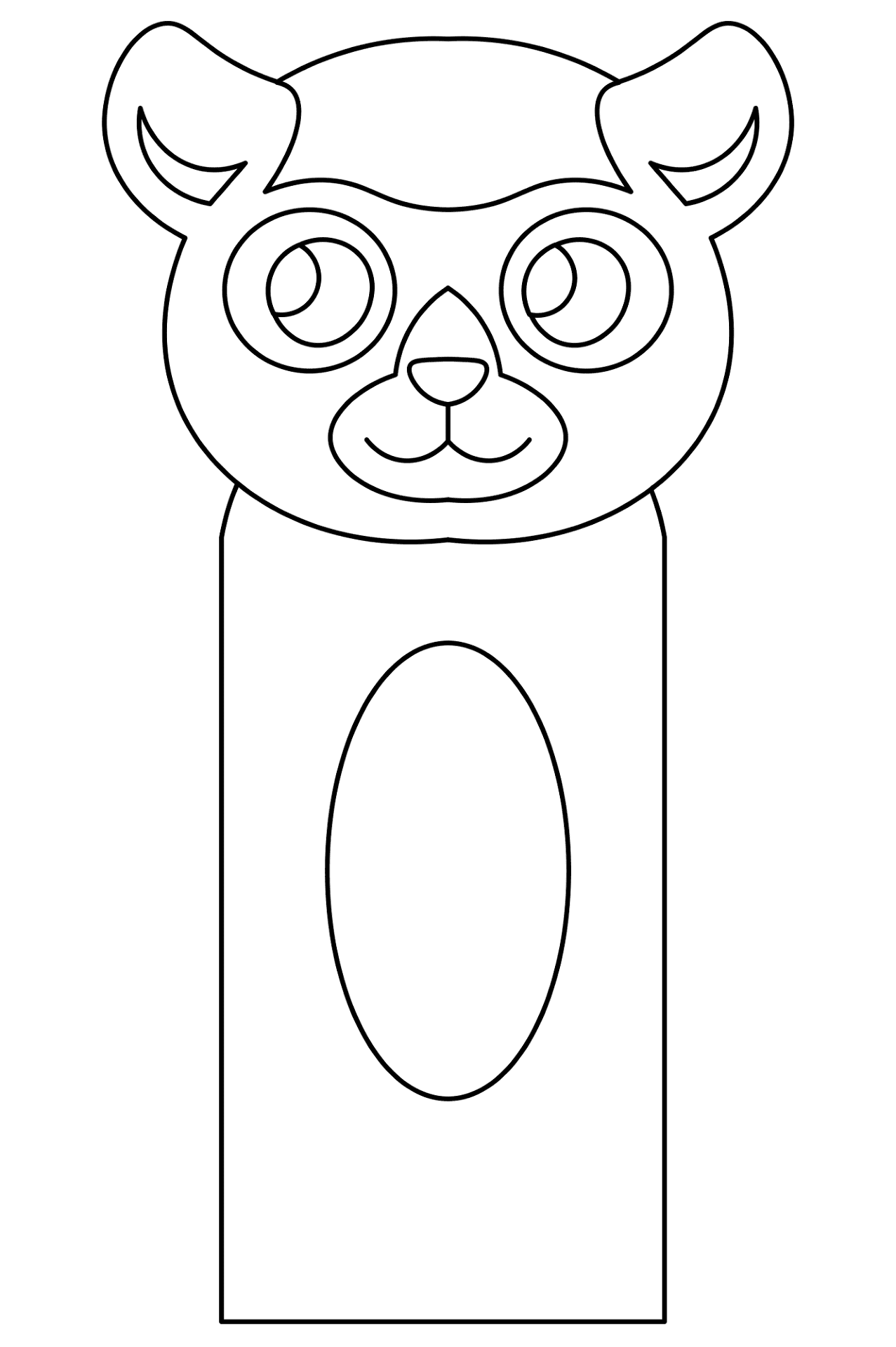 Desenho de Animais Da Selva para colorir e imprimir: número 45
