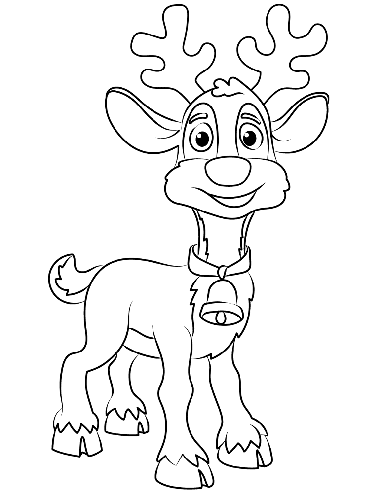 Desenho de Animais Do Inverno para colorir e imprimir: número 6