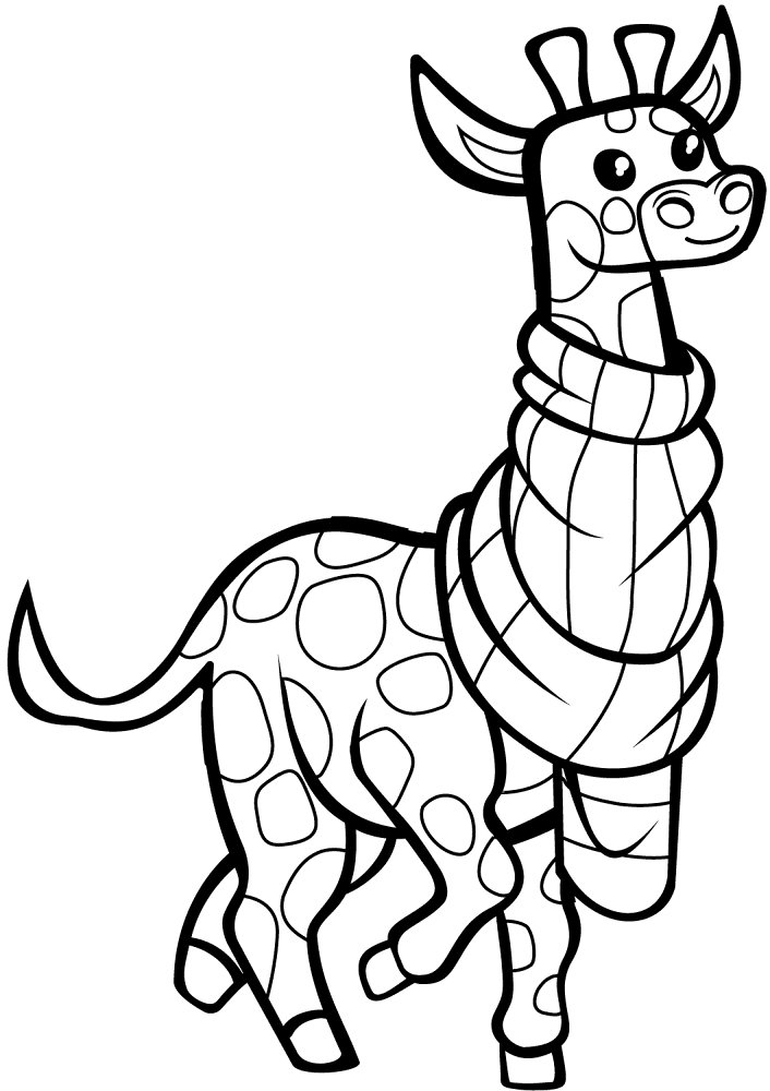 Desenho de Animais Do Inverno para colorir e imprimir: número 12