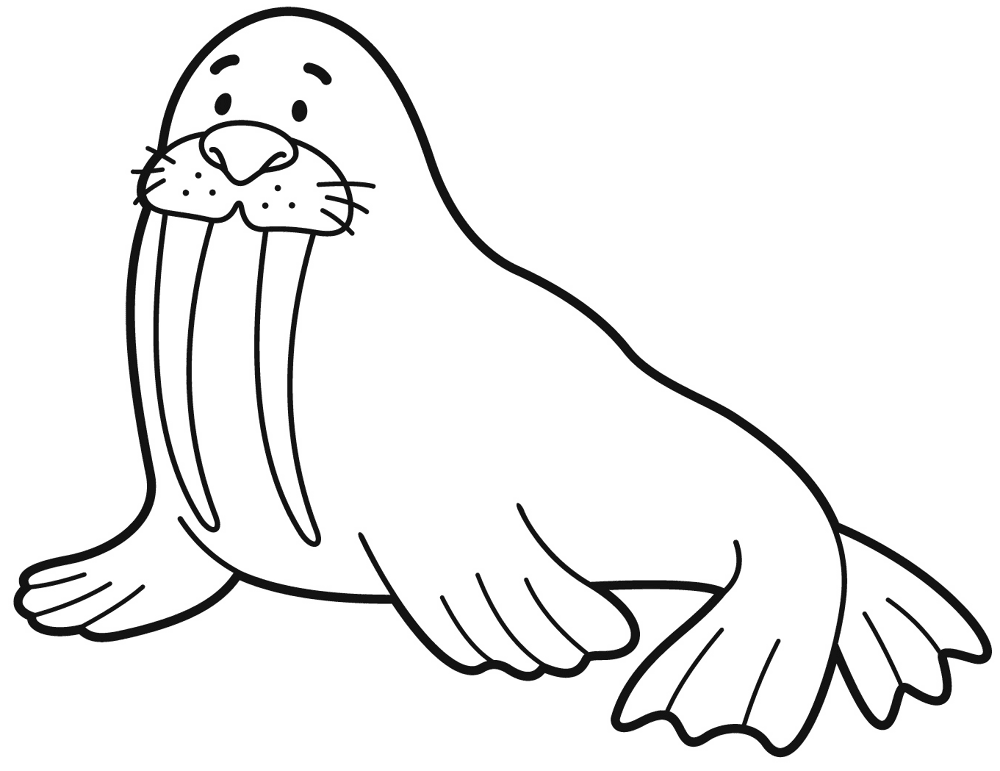 Desenho de Animais Do Inverno para colorir e imprimir: número 16