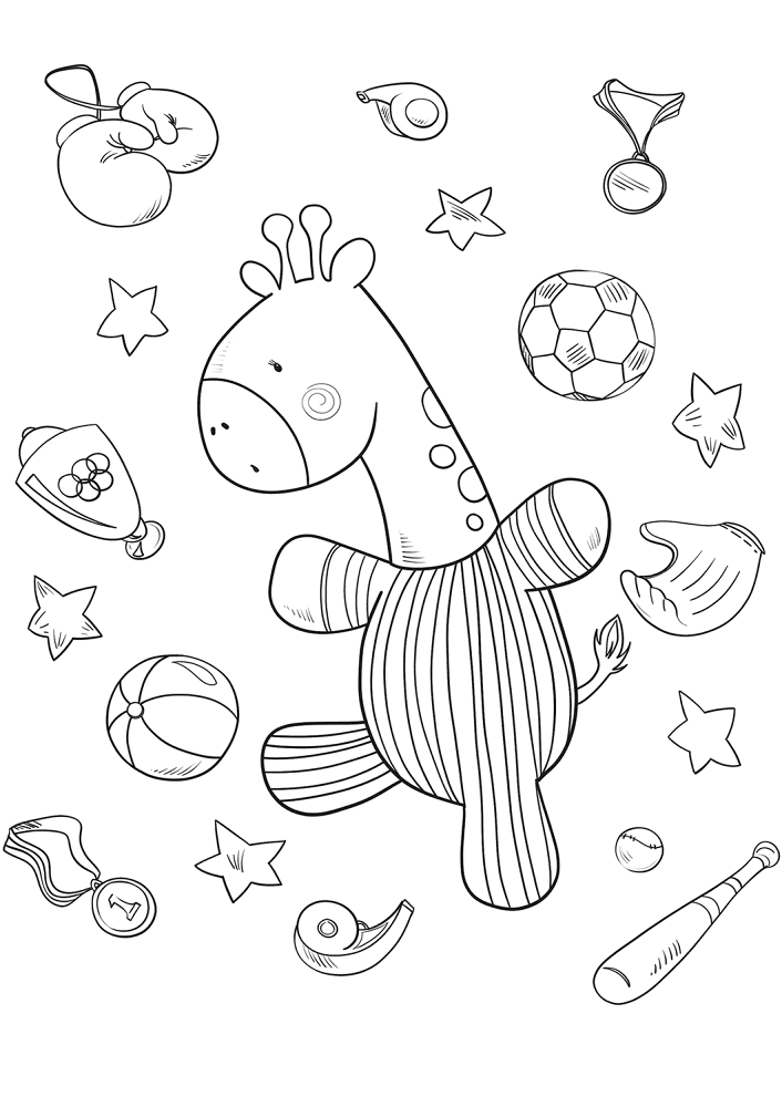 Desenho de Animais Do Safári para colorir e imprimir: número 11