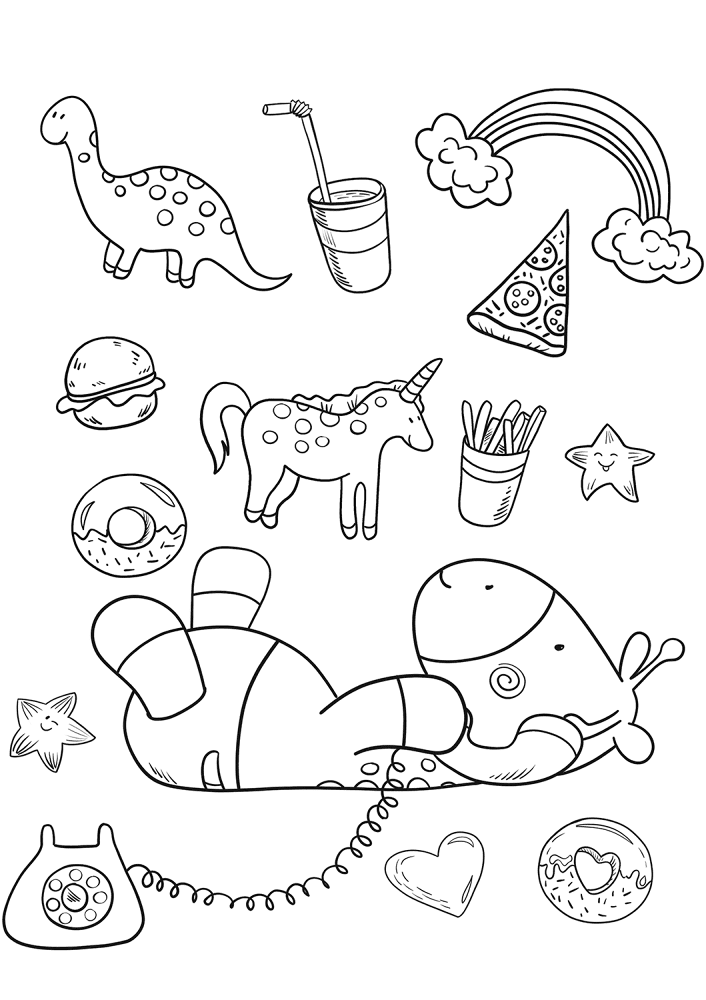 Desenho de Animais Do Safári para colorir e imprimir: número 14