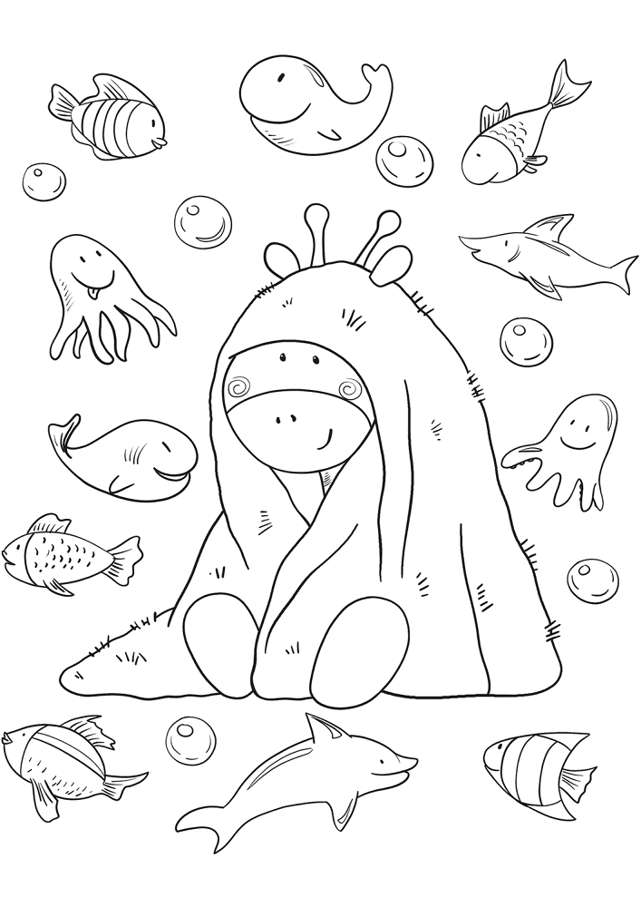 Desenho de Animais Do Safári para colorir e imprimir: número 15