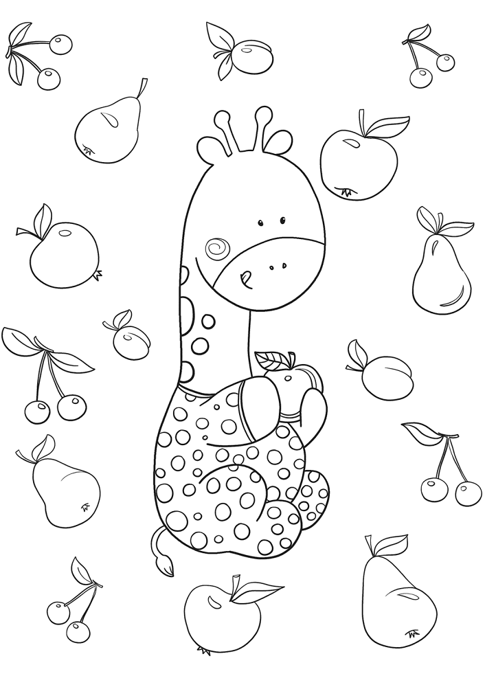 Desenho de Animais Do Safári para colorir e imprimir: número 16