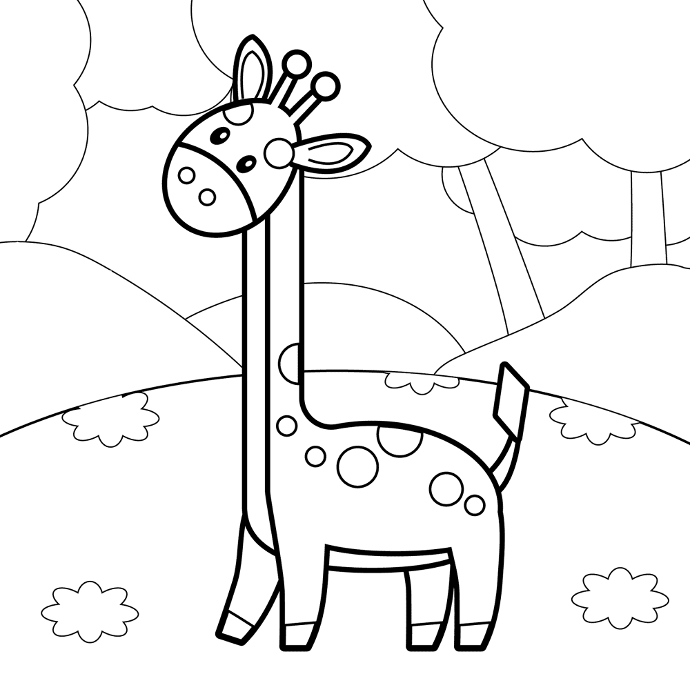 Desenho de Animais Do Safári para colorir e imprimir: número 28