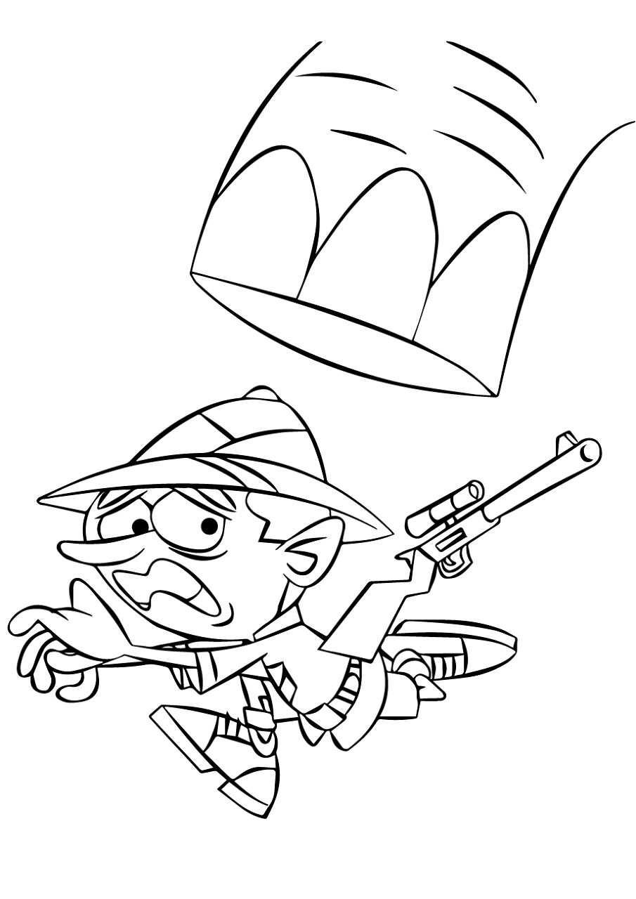 Desenho de Animais Do Safári para colorir e imprimir: número 43