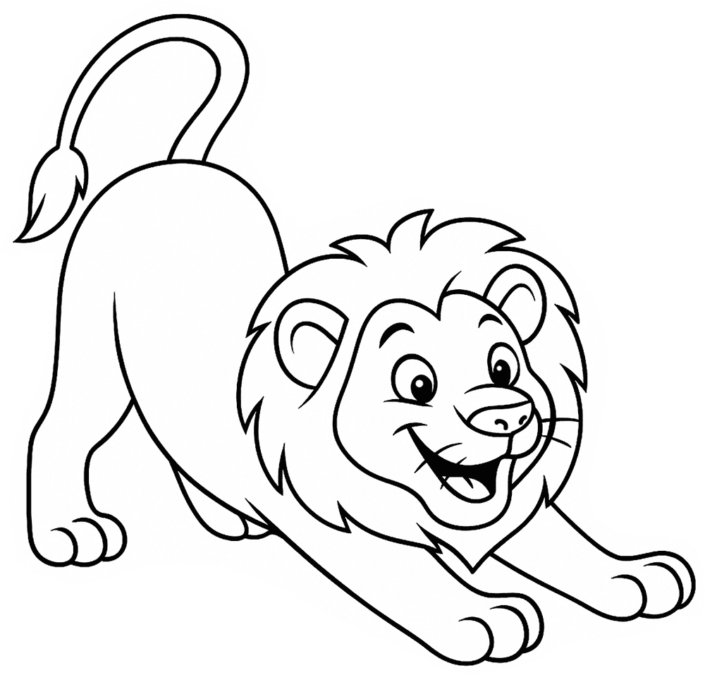 Desenho de Animais Do Zoológico para colorir e imprimir: número 9