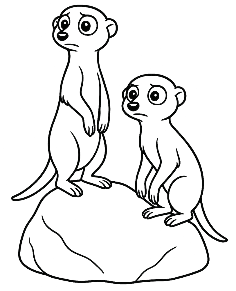 Desenho de Animais Do Zoológico para colorir e imprimir: número 13