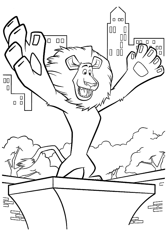 Desenho de Animais Do Zoológico para colorir e imprimir: número 20