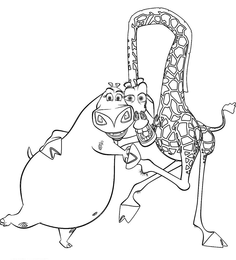 Desenho de Animais Do Zoológico para colorir e imprimir: número 21