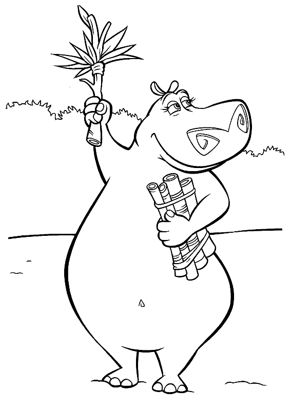 Desenho de Animais Do Zoológico para colorir e imprimir: número 23