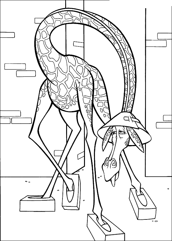 Desenho de Animais Do Zoológico para colorir e imprimir: número 27