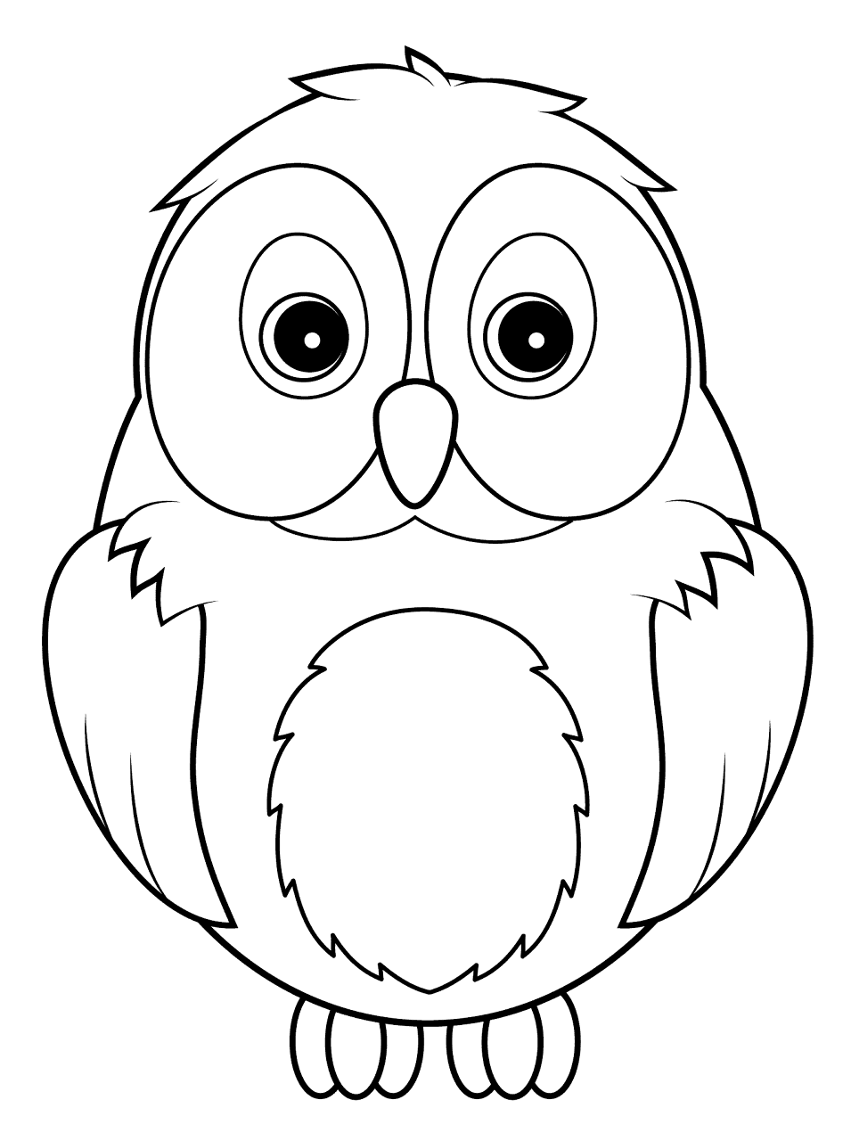 Desenho de Animais Noturnos para colorir e imprimir: número 16