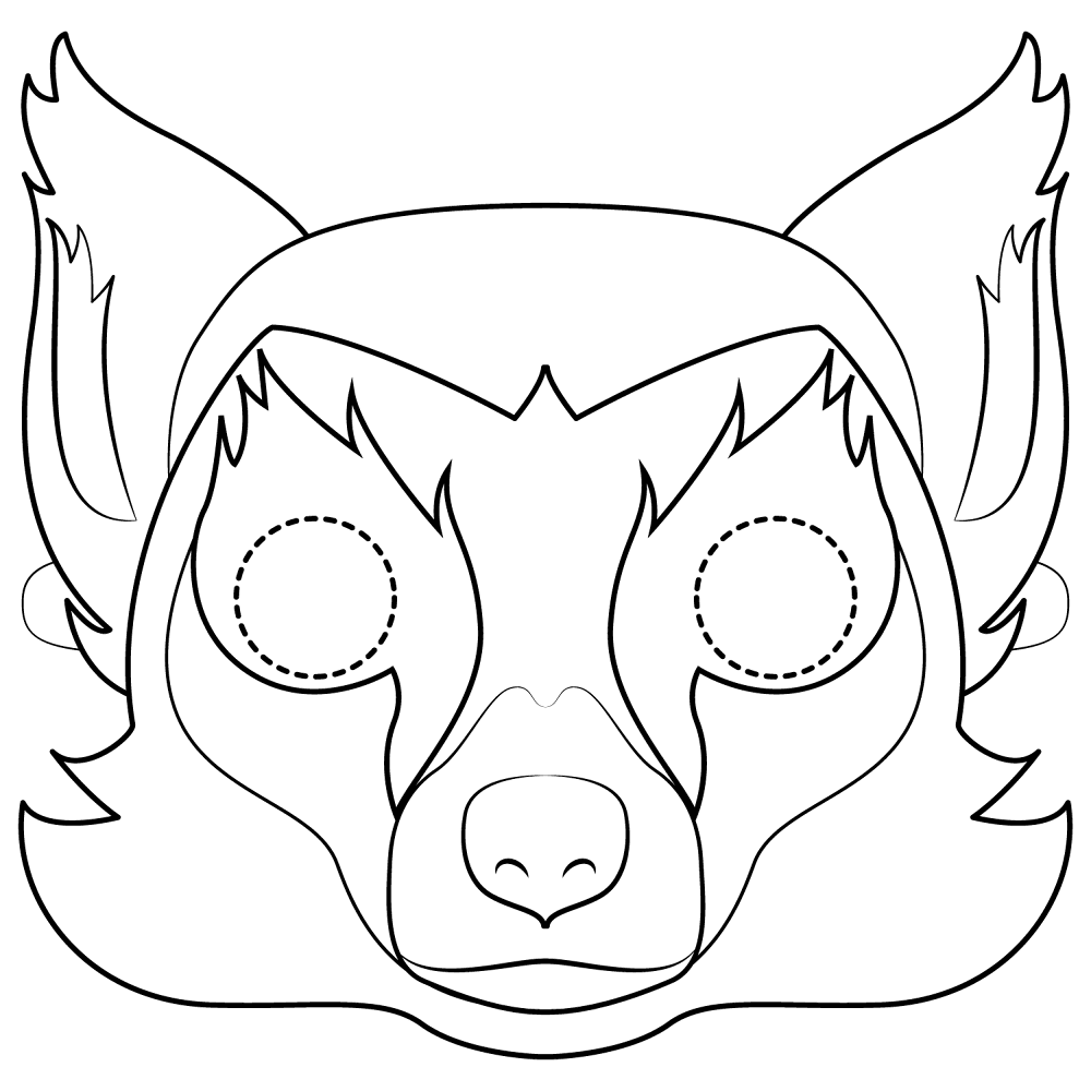 Desenho de Animais Noturnos para colorir e imprimir: número 24