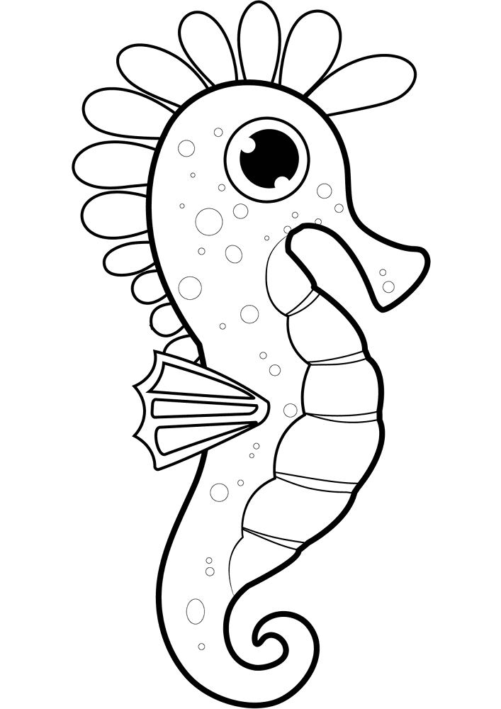 Desenho de Animal Kawaii para colorir e imprimir: número 25