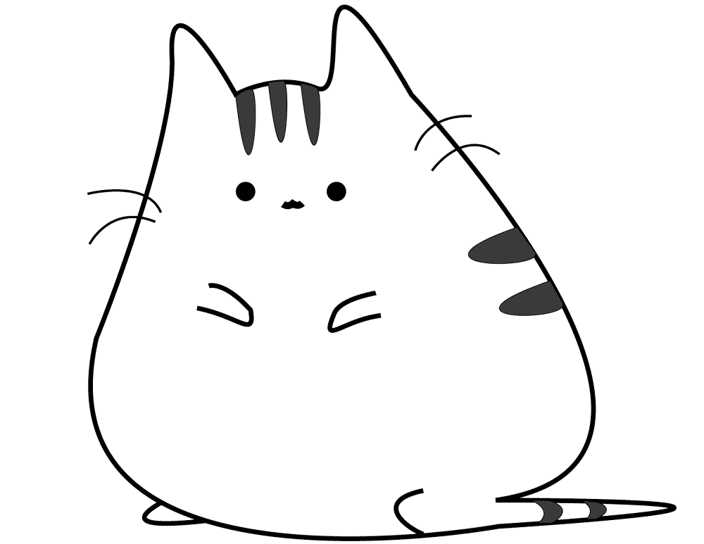 Desenho de Animal Kawaii para colorir e imprimir: número 30