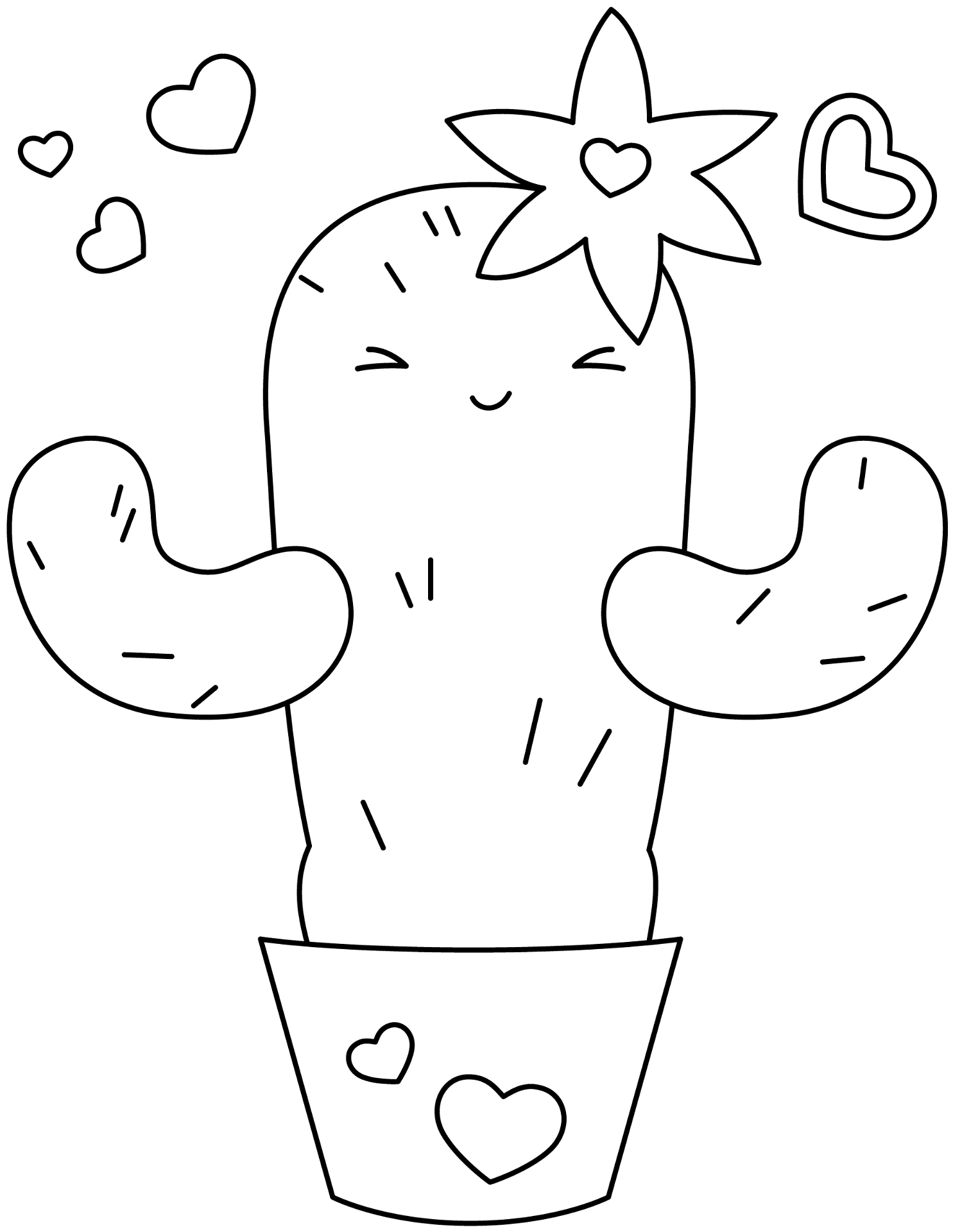 Desenho de Animal Kawaii para colorir e imprimir: número 36