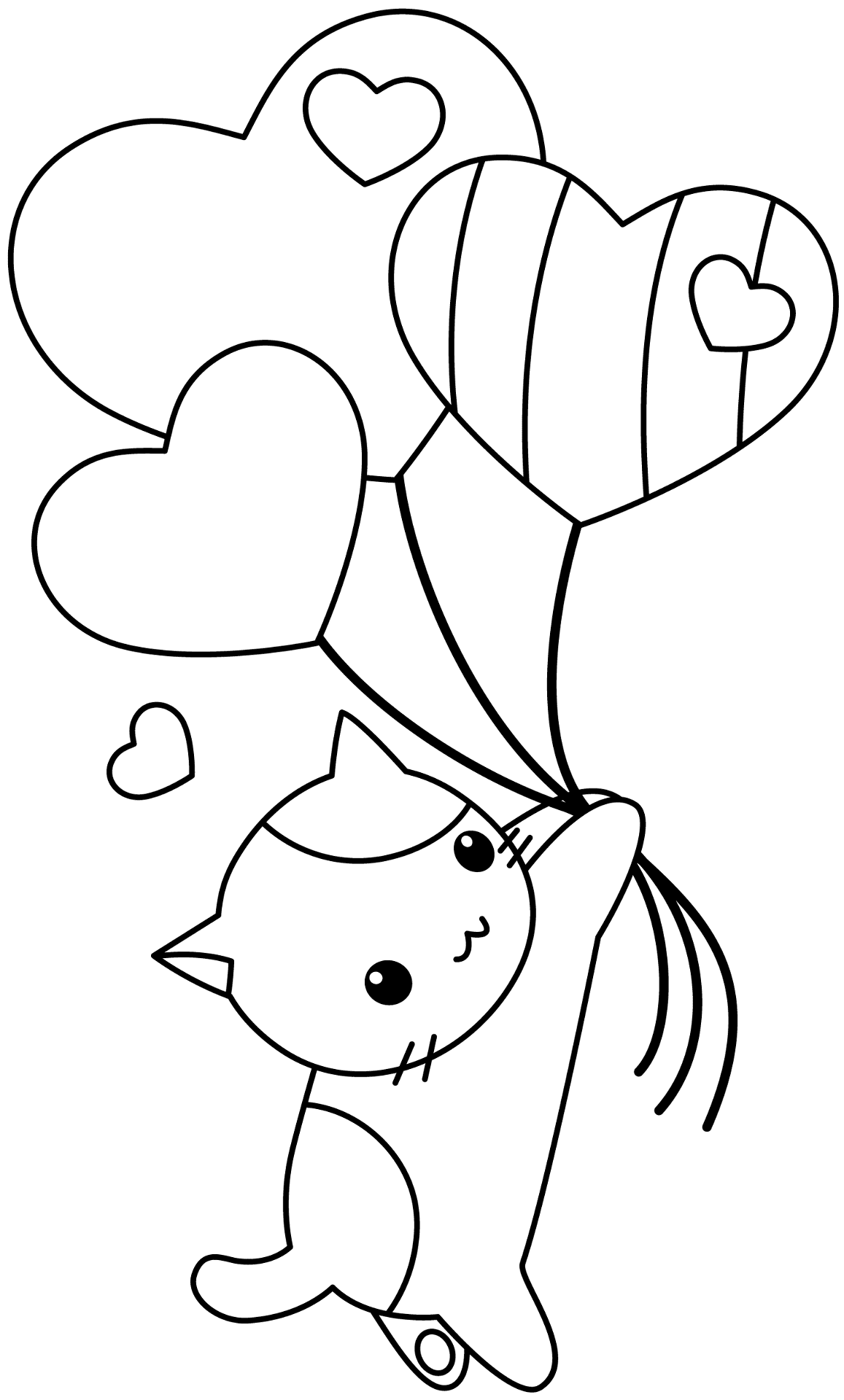 Desenho de Animal Kawaii para colorir e imprimir: número 41