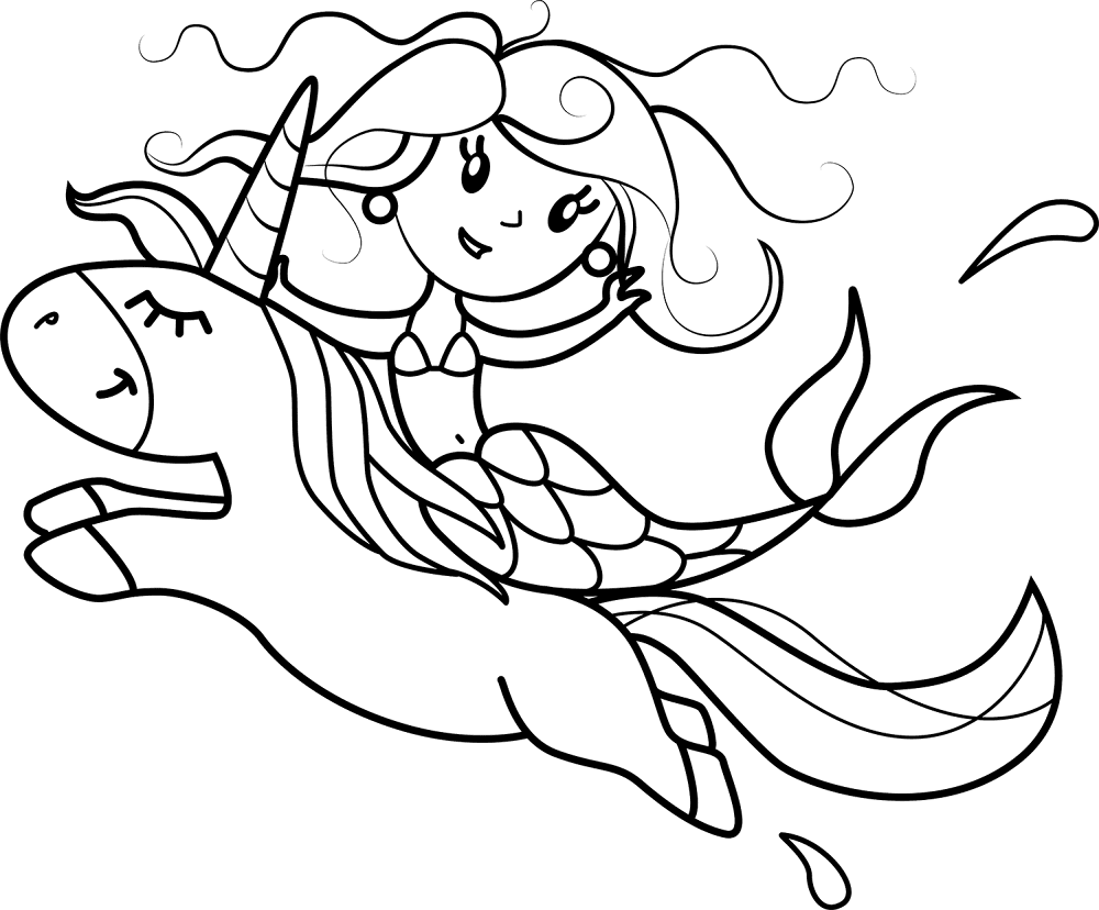 Desenho de Animal Kawaii para colorir