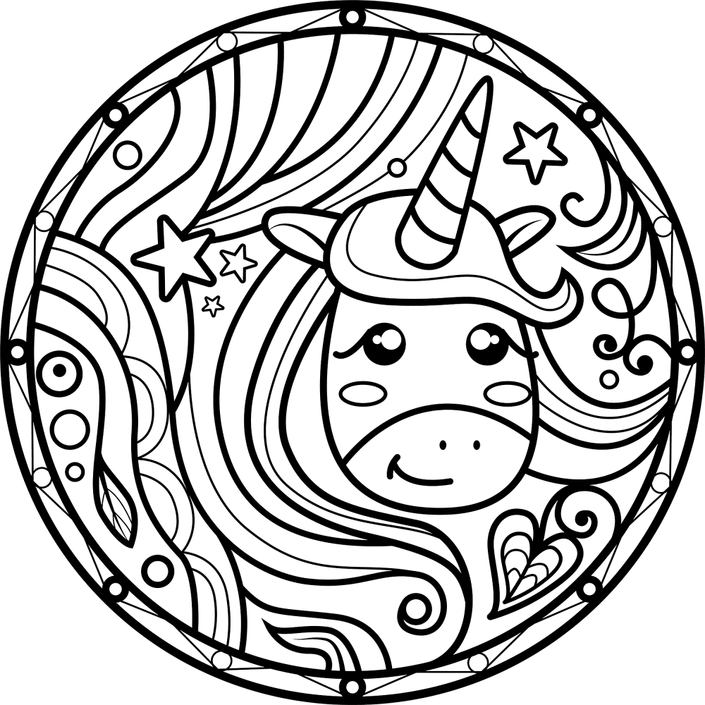 Desenho de Animal Kawaii para colorir