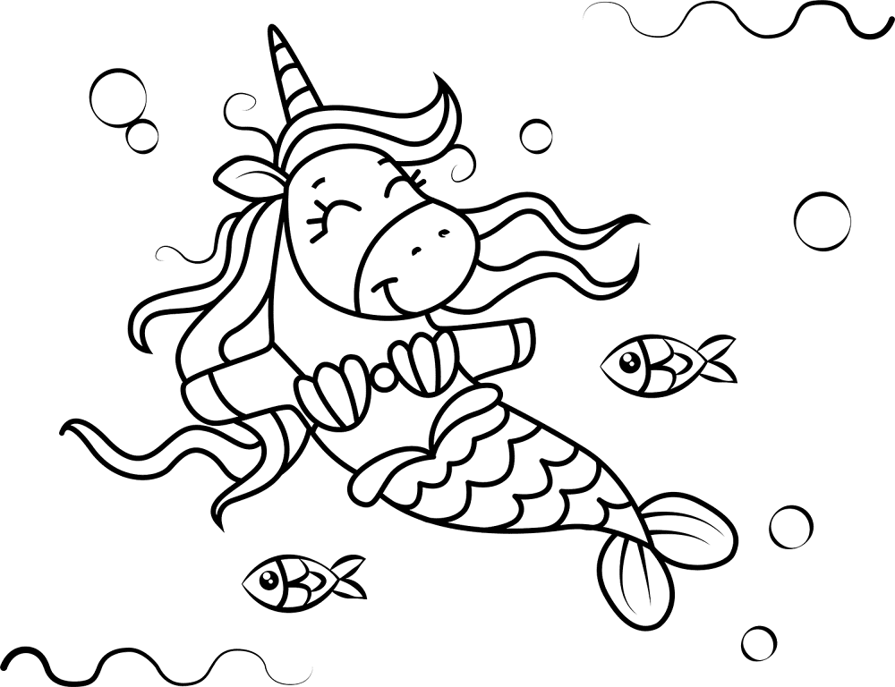 Desenho de Animal Kawaii para colorir