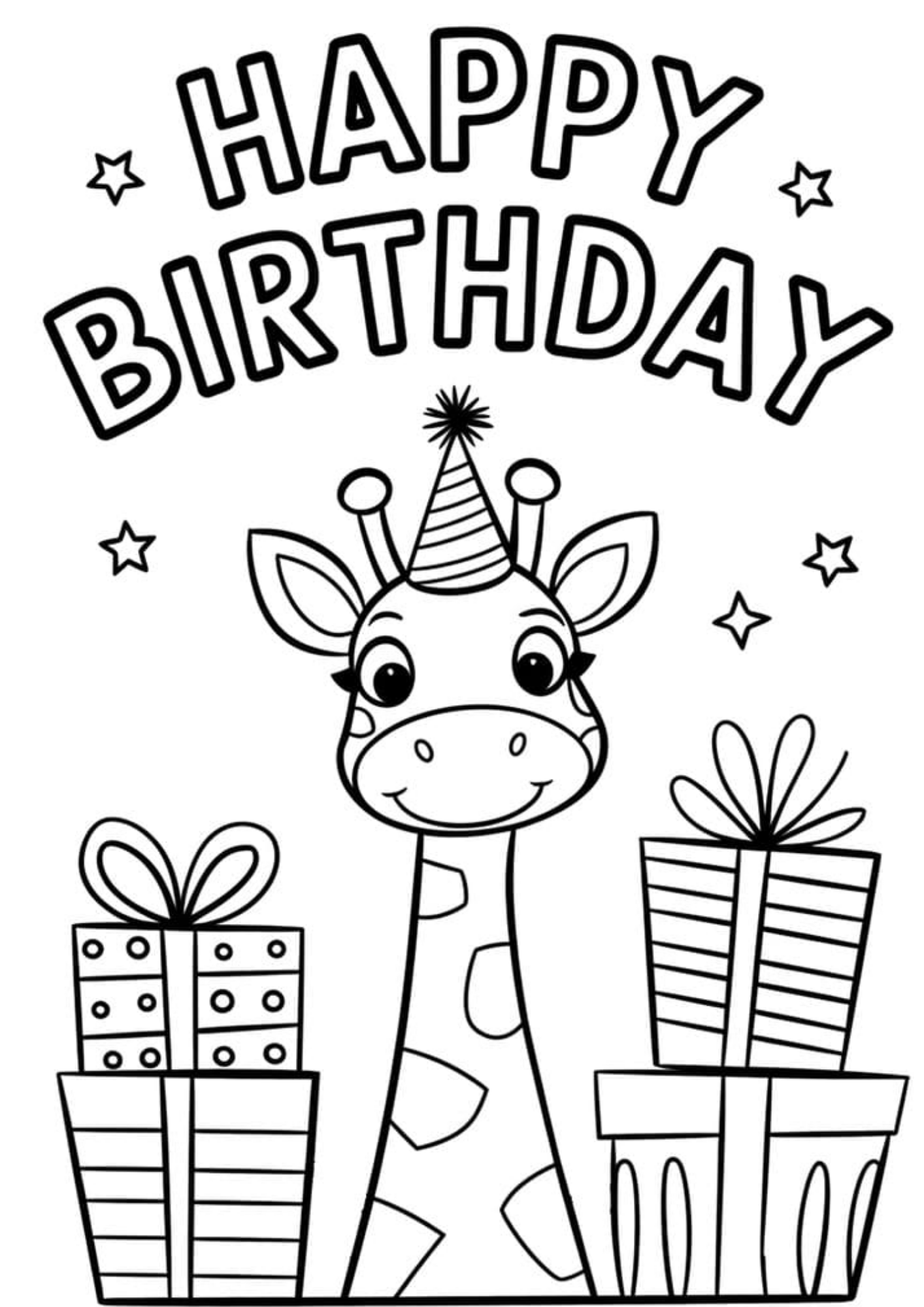 Desenho de Aniversario para colorir e imprimir: número 9