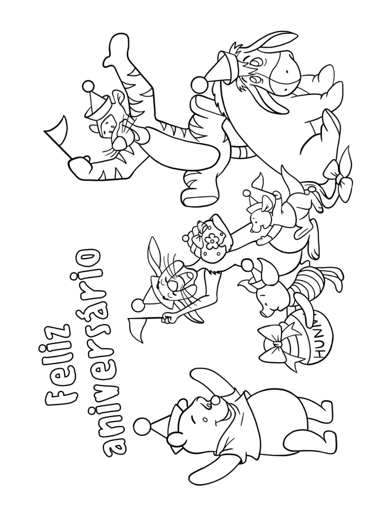 Desenho de Aniversario para colorir e imprimir: número 13