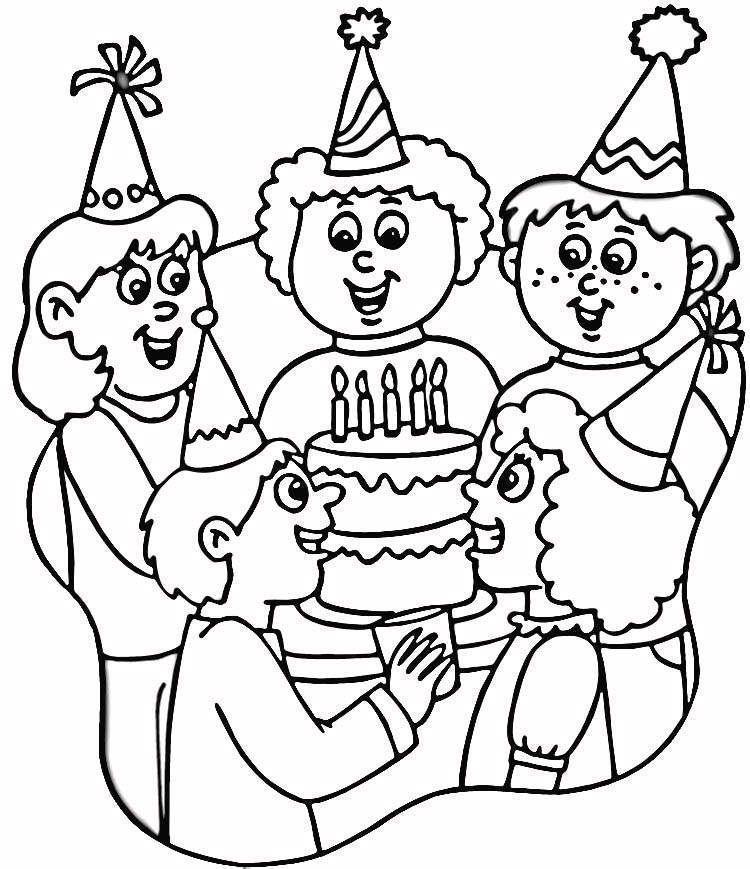 Desenho de Aniversario para colorir e imprimir: número 18