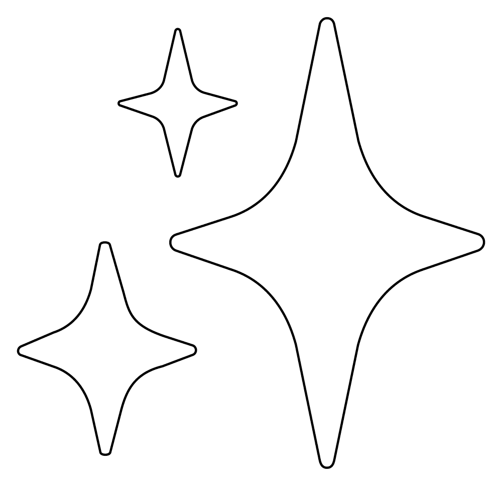 Desenho de Ano Novo para colorir e imprimir: número 18