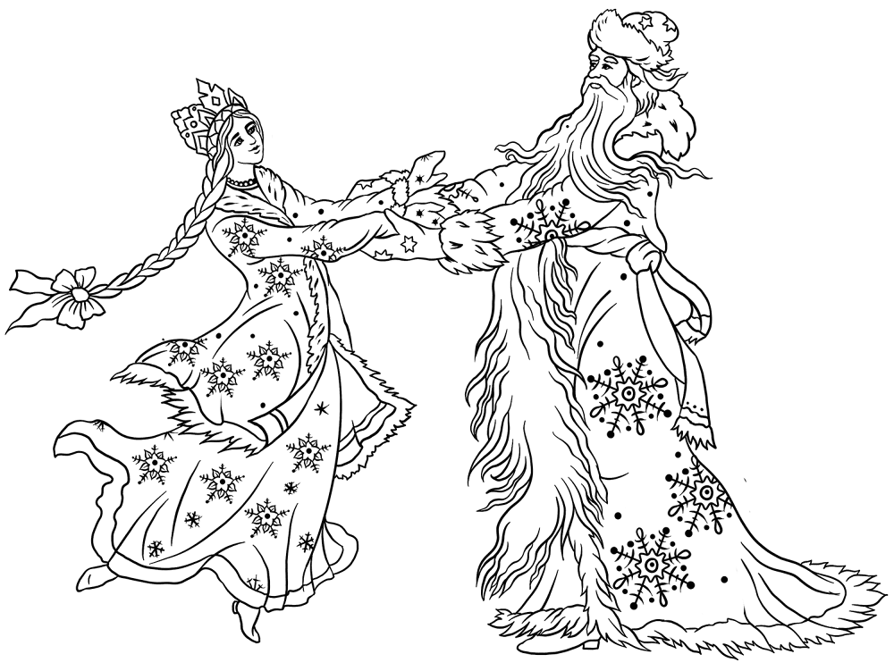 Desenho de Ano Novo para colorir e imprimir: número 28