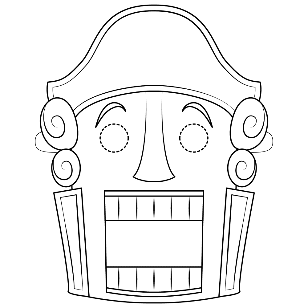 Desenho de Ano Novo para colorir e imprimir: número 39