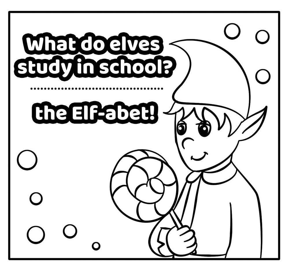 Desenho de Ano Novo para colorir