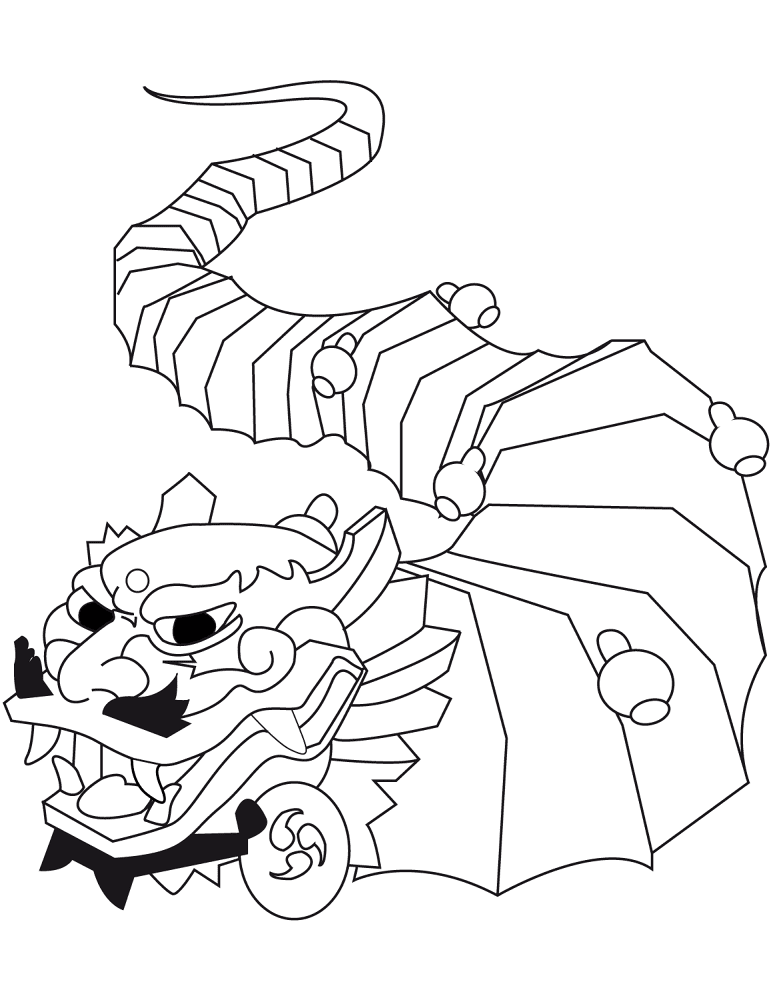 Desenho de Ano Novo Chinês para colorir e imprimir: número 17