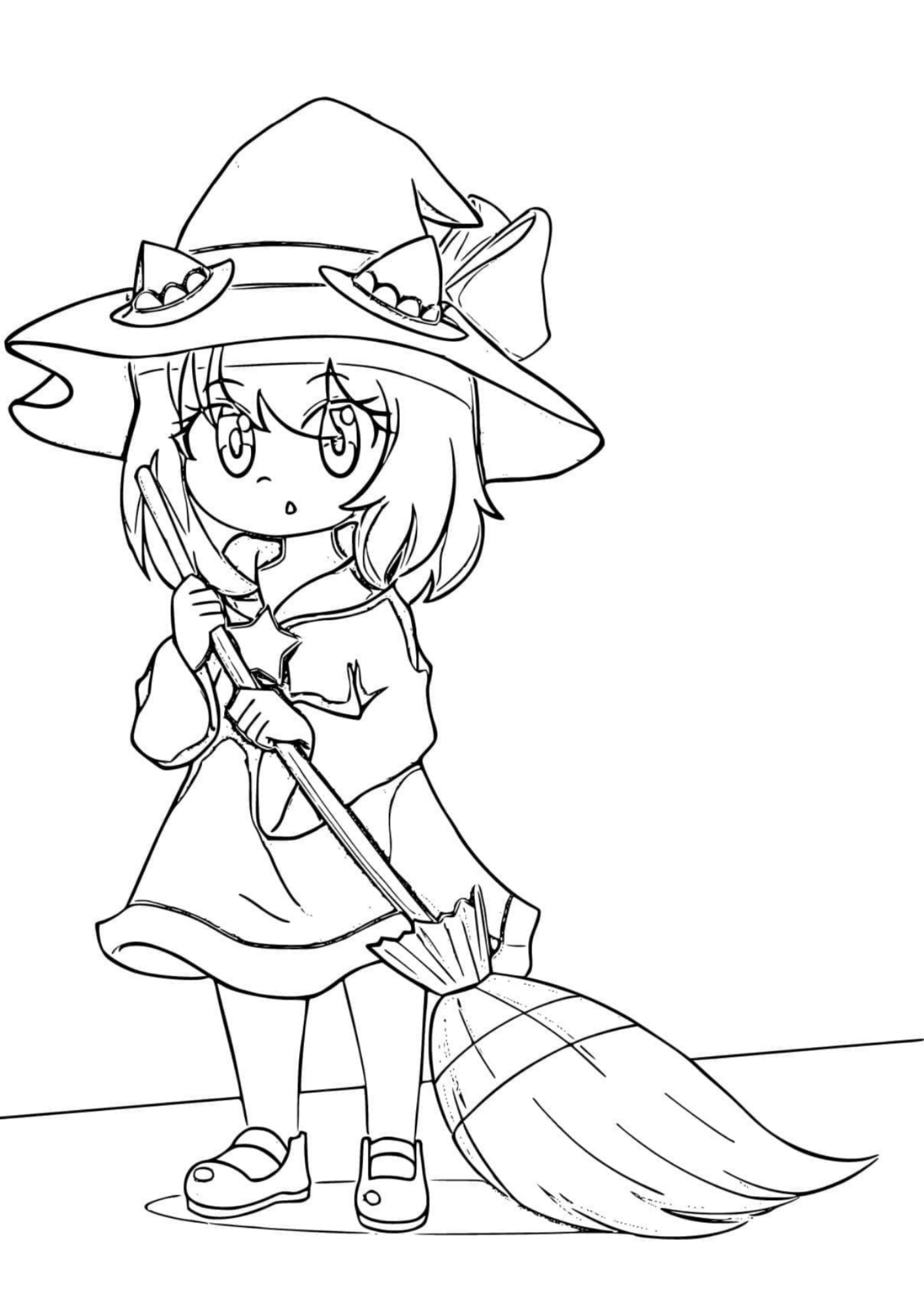 Desenho de Anya para colorir e imprimir: número 15