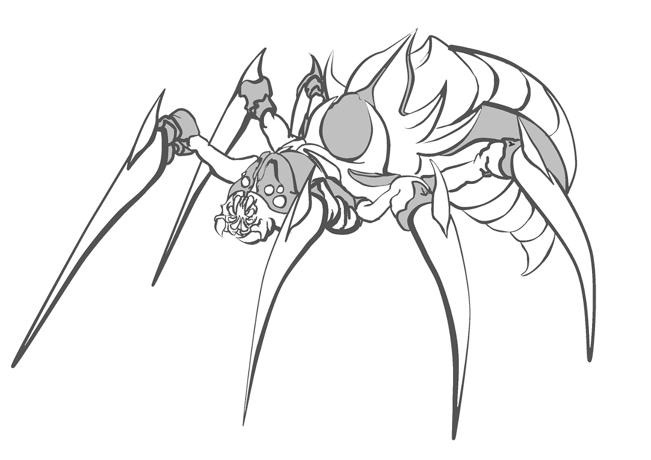 Desenho de Aracnídeos para colorir e imprimir: número 15