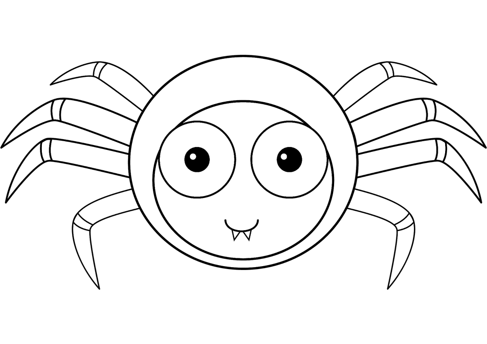 Desenho de Aracnídeos para colorir e imprimir: número 28