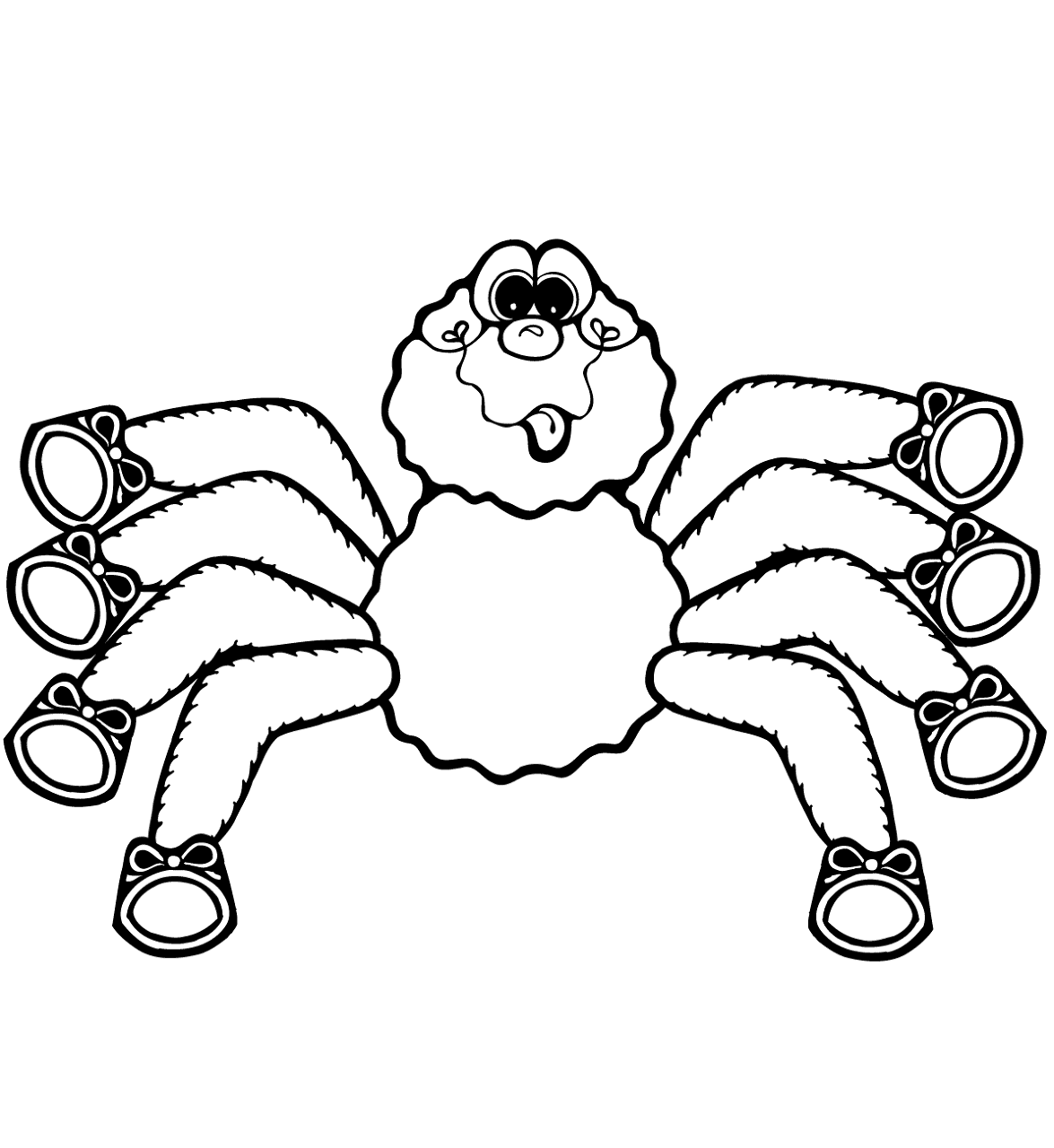 Desenho de Aracnídeos para colorir e imprimir: número 34