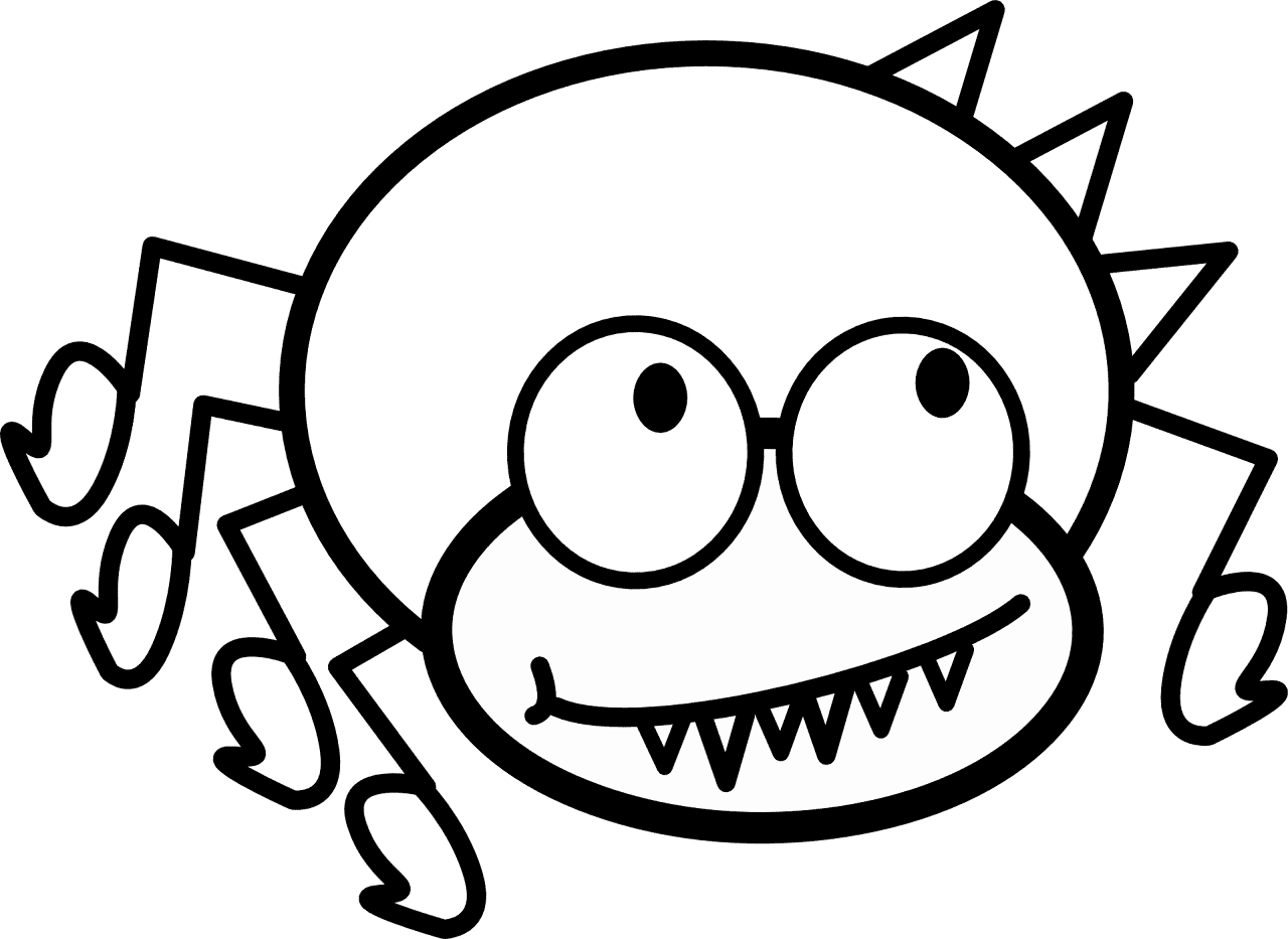 Desenho de Aracnídeos para colorir e imprimir: número 35
