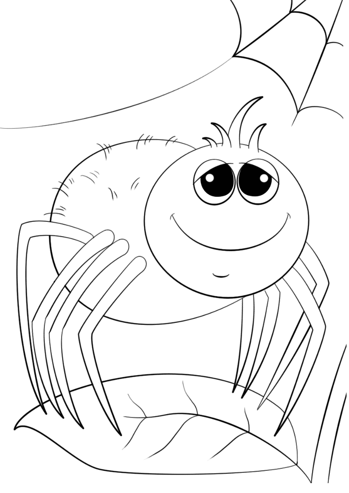 Desenho de Aracnídeos para colorir e imprimir: número 40