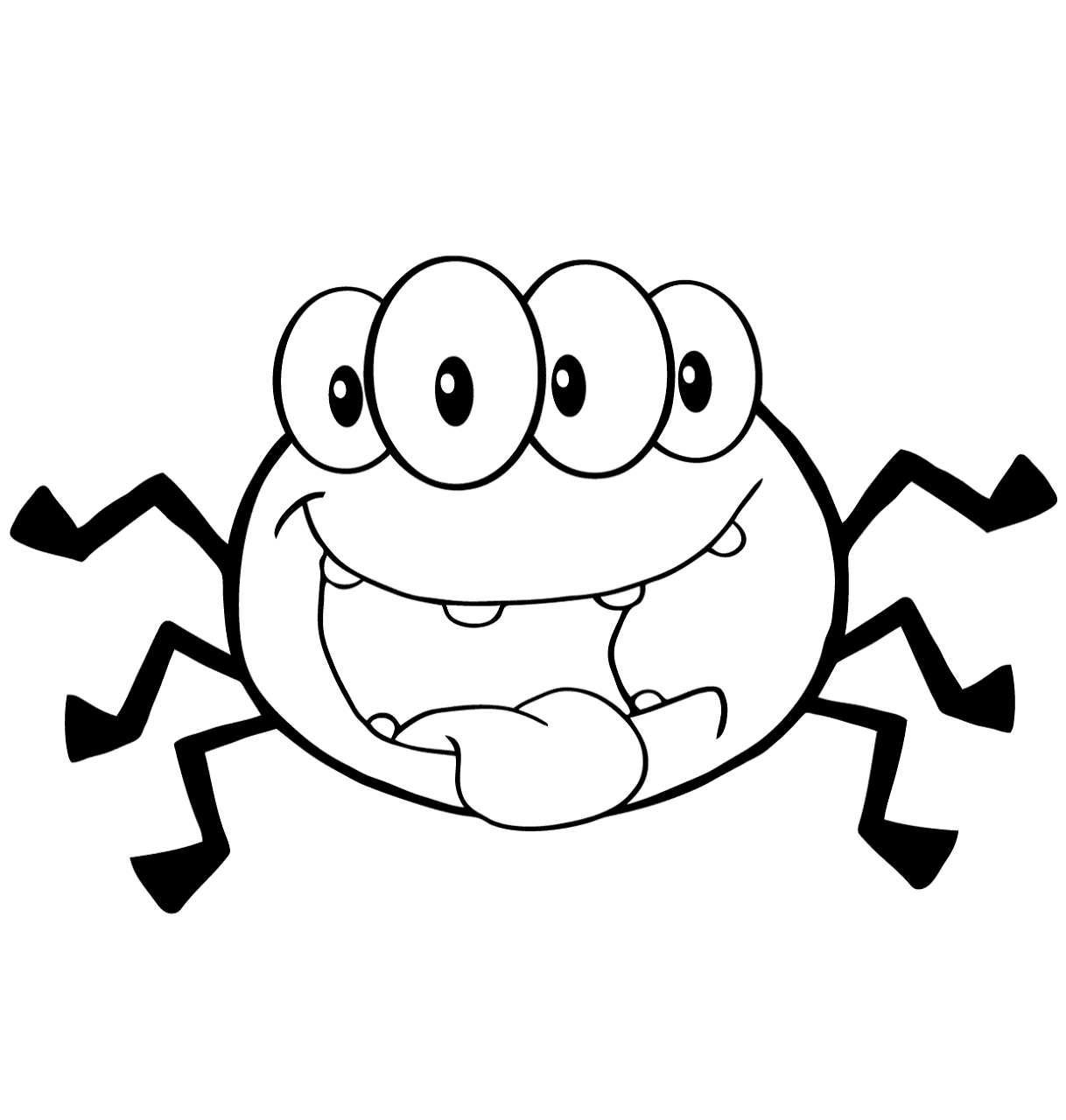 Desenho de Aracnídeos para colorir