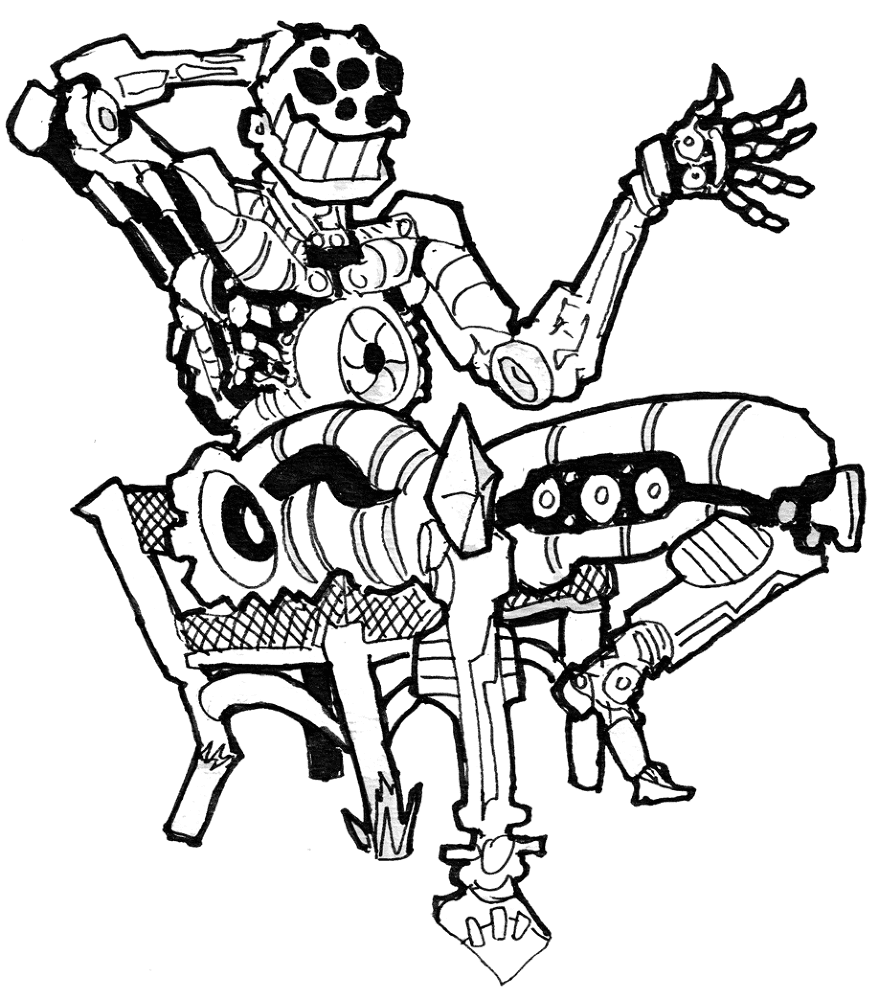 Desenho de Aracnídeos para colorir