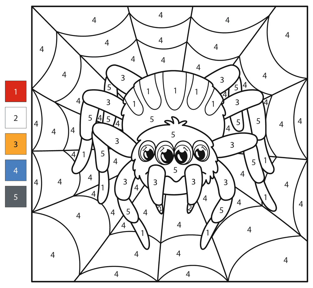 Desenho de Aracnídeos para colorir