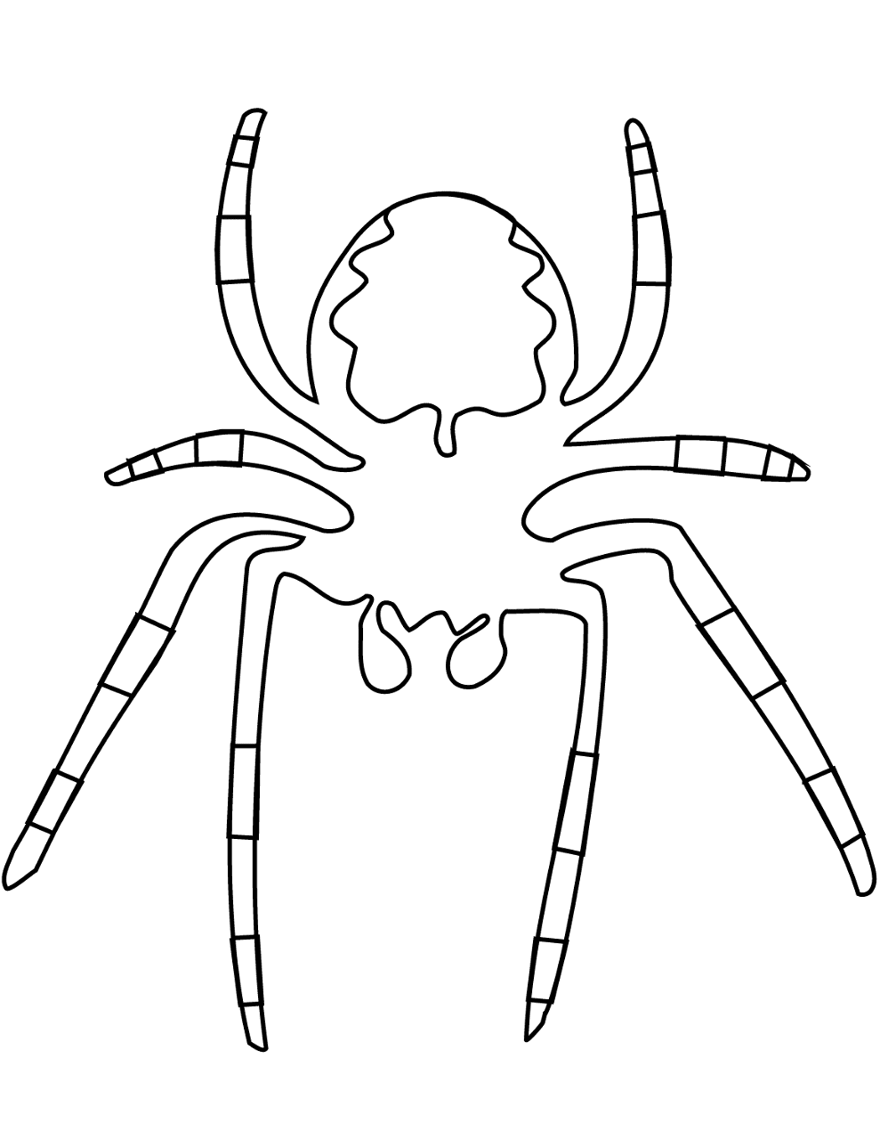 Desenho de Aracnídeos para colorir