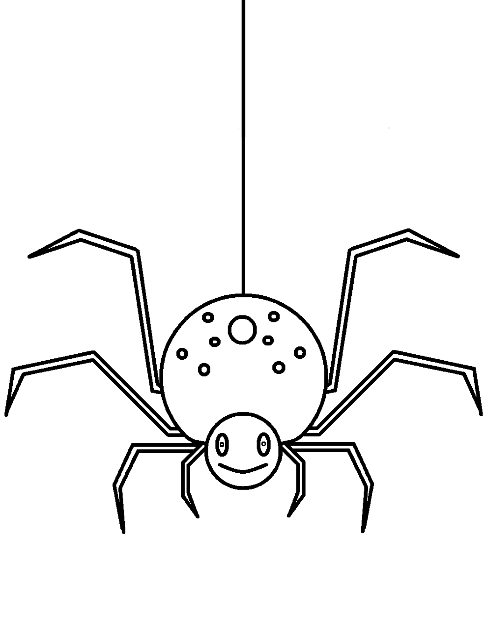 Desenho de Aracnídeos para colorir