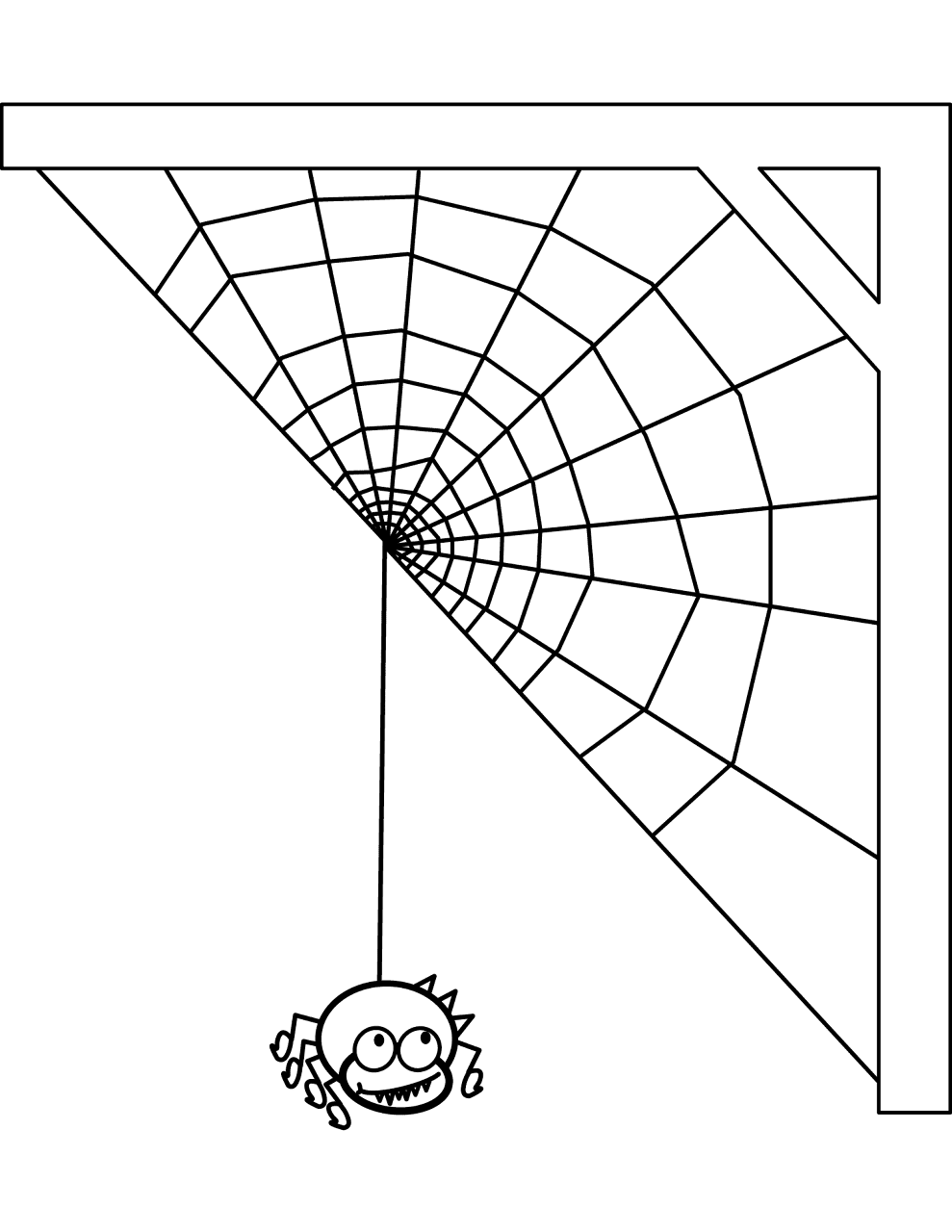 Desenho de Aracnídeos para colorir