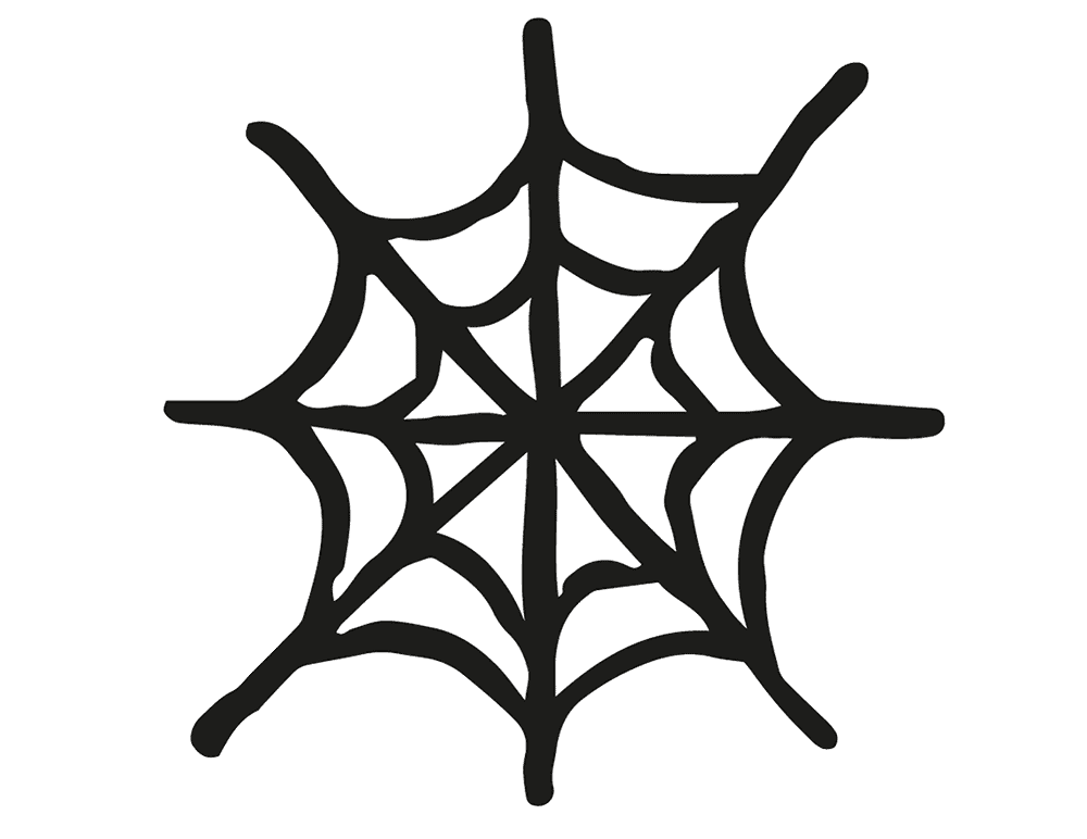 Desenho de Aranhas para colorir e imprimir: número 12