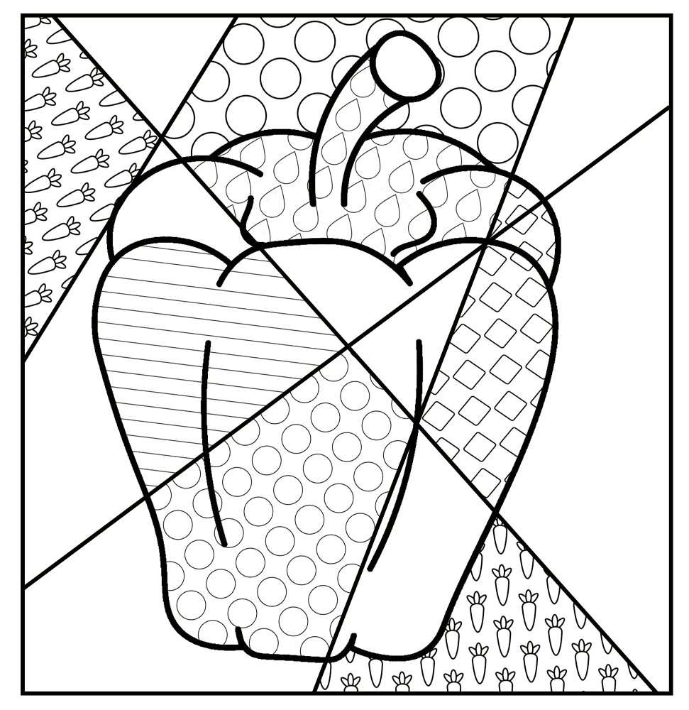 Desenho de Artes E Cultura para colorir