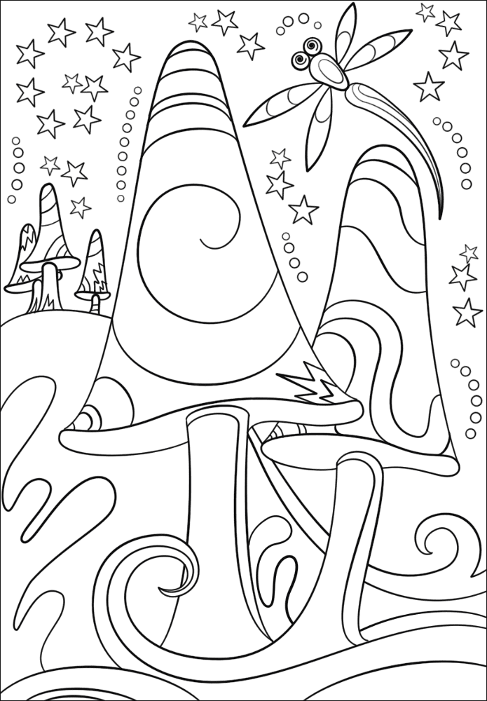 Desenho de Artes E Cultura para colorir
