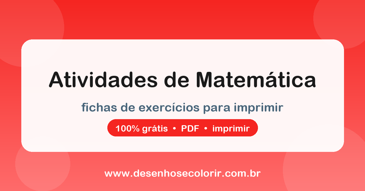 Desenho de Atividades Matematica para colorir e imprimir: número 1